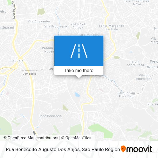 Rua Benecdito Augusto Dos Anjos map
