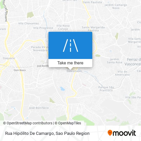 Rua Hipólito De Camargo map
