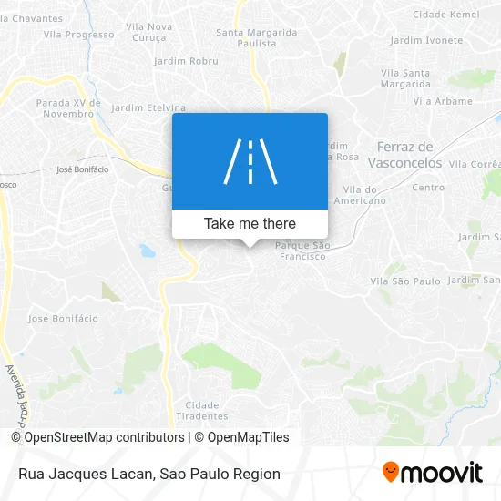 Rua Jacques Lacan map