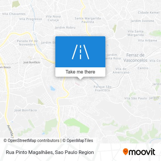 Rua Pinto Magalhães map