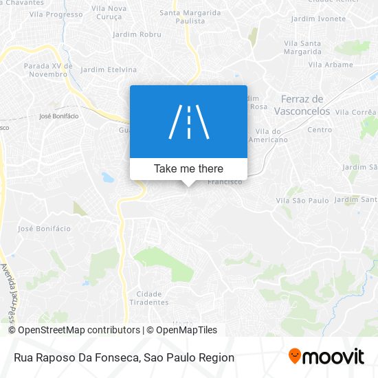 Rua Raposo Da Fonseca map