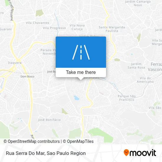 Rua Serra Do Mar map