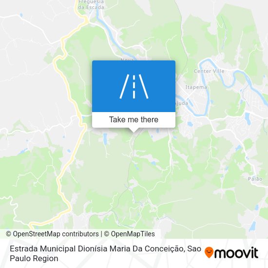 Estrada Municipal Dionísia Maria Da Conceição map