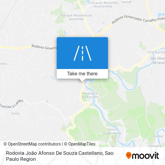 Rodovia João Afonso De Souza Castellano map