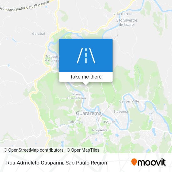 Rua Admeleto Gasparini map