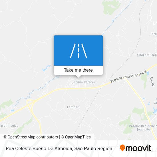 Rua Celeste Bueno De Almeida map