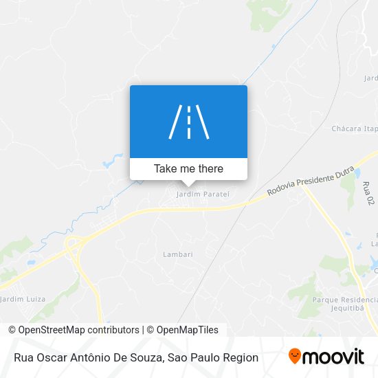 Rua Oscar Antônio De Souza map