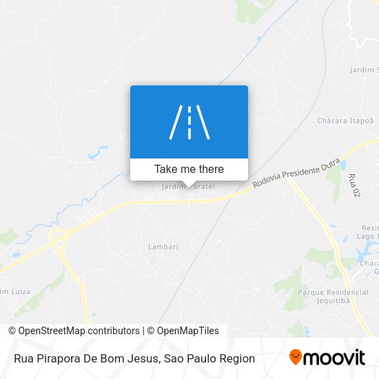 Rua Pirapora De Bom Jesus map