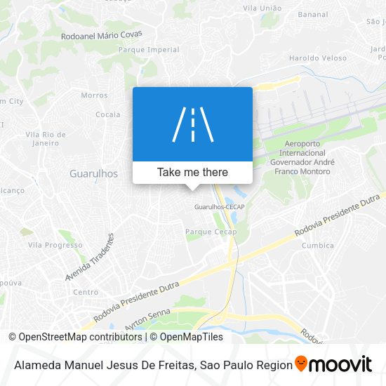 Alameda Manuel Jesus De Freitas map