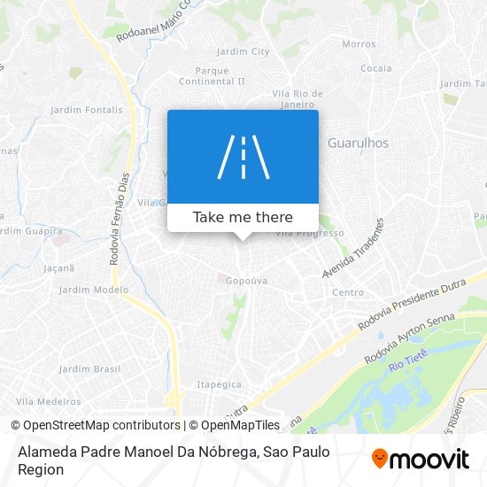 Alameda Padre Manoel Da Nóbrega map