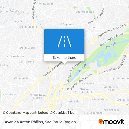 Avenida Anton Philips map