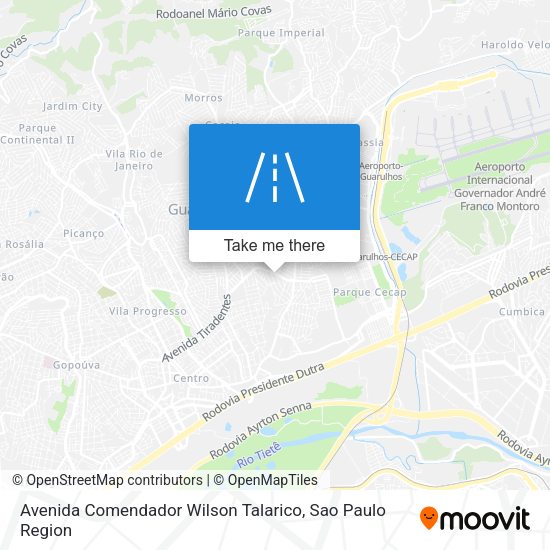 Avenida Comendador Wilson Talarico map