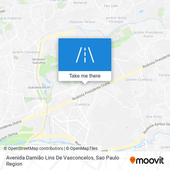 Mapa Avenida Damião Lins De Vasconcelos