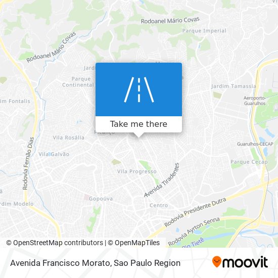 Mapa Avenida Francisco Morato