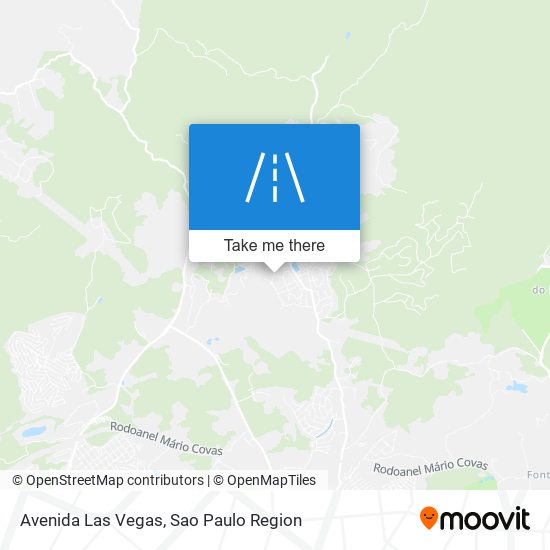 Avenida Las Vegas map