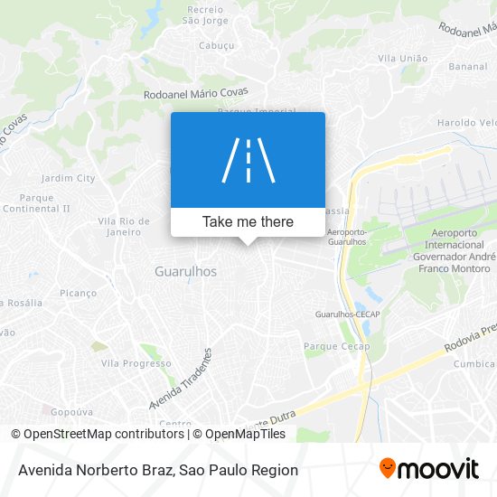 Avenida Norberto Braz map