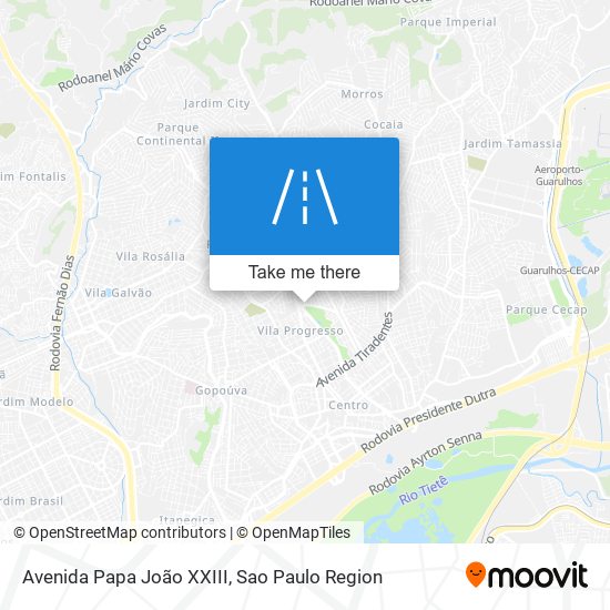 Avenida Papa João XXIII map