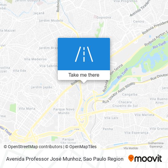 Avenida Professor José Munhoz map