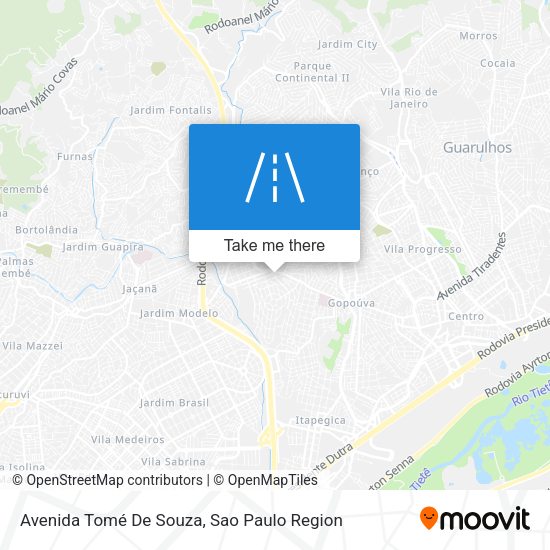 Avenida Tomé De Souza map