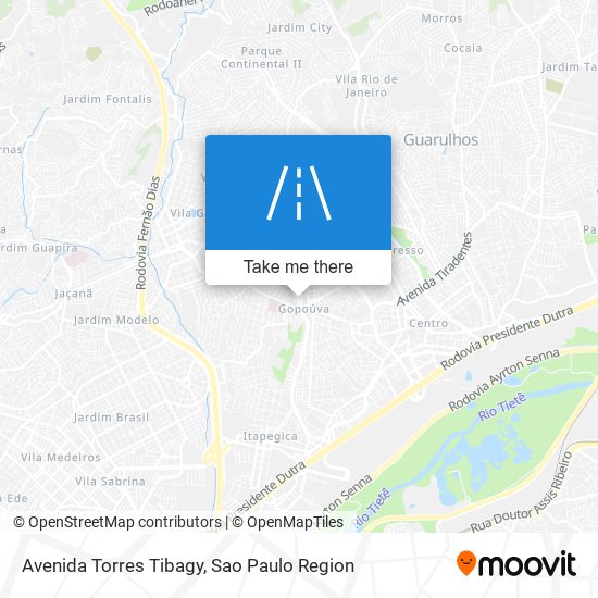 Avenida Torres Tibagy map