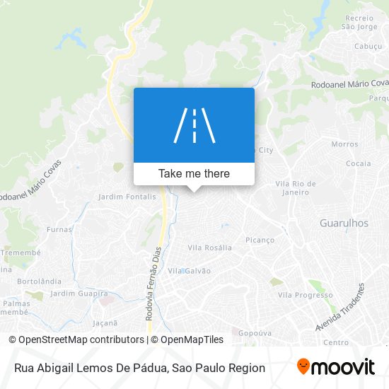 Rua Abigail Lemos De Pádua map