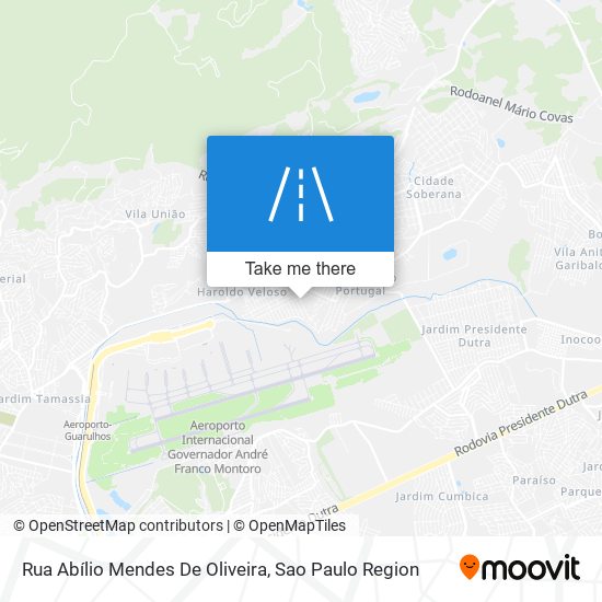 Rua Abílio Mendes De Oliveira map