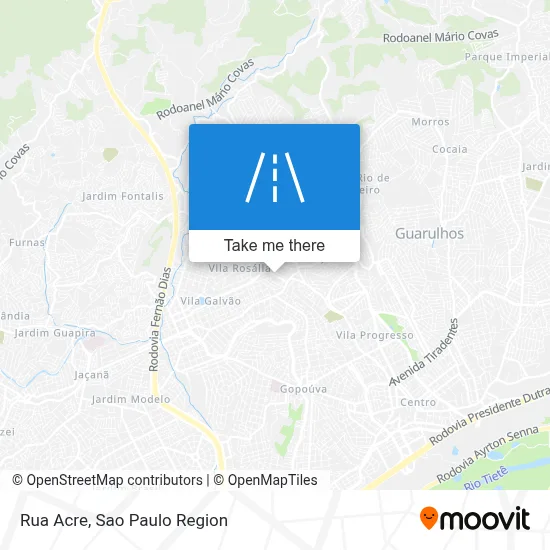 Rua Acre map
