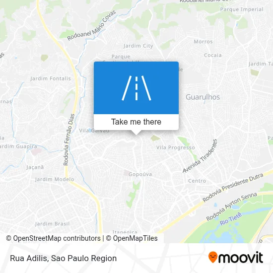 Rua Adilis map