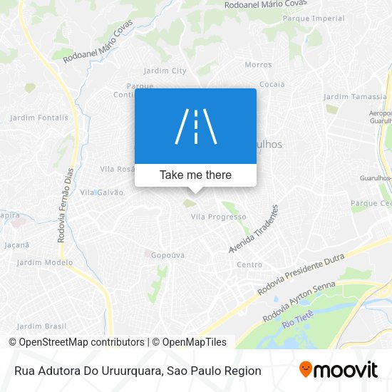 Rua Adutora Do Uruurquara map