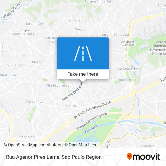 Rua Agenor Pires Leme map