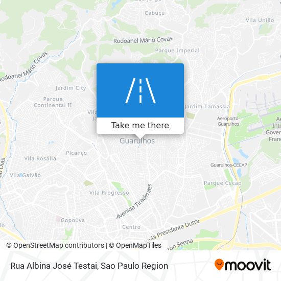 Rua Albina José Testai map