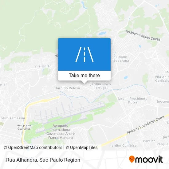Rua Alhandra map