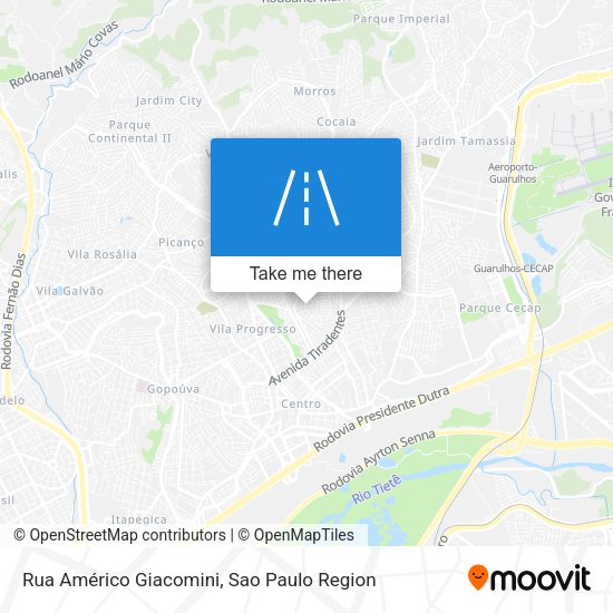 Rua Américo Giacomini map