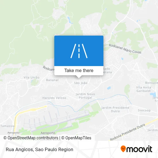 Rua Angicos map