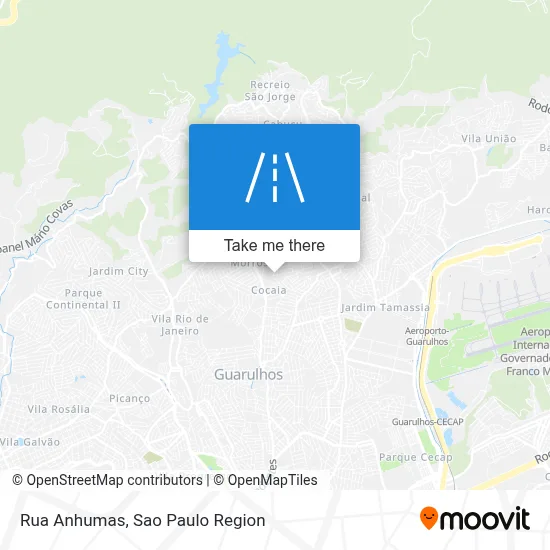 Rua Anhumas map