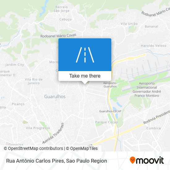 Rua Antônio Carlos Pires map