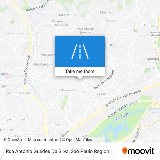 Rua Antônio Guedes Da Silva map