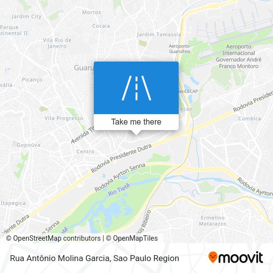Rua Antônio Molina Garcia map