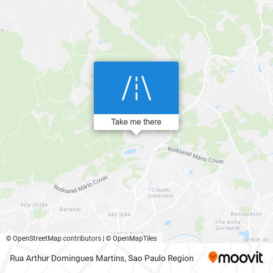 Rua Arthur Domingues Martins map