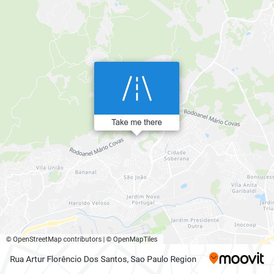 Mapa Rua Artur Florêncio Dos Santos