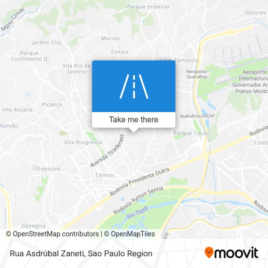 Rua Asdrúbal Zaneti map