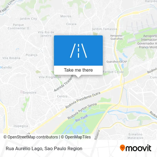 Rua Aurélio Lago map