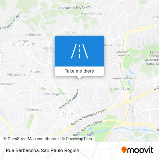 Rua Barbacena map