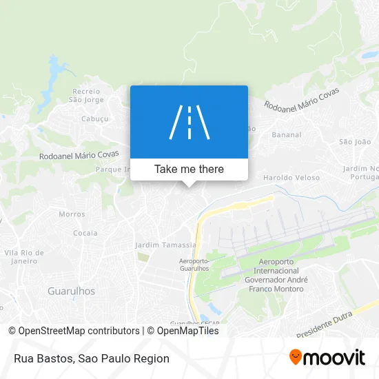 Rua Bastos map