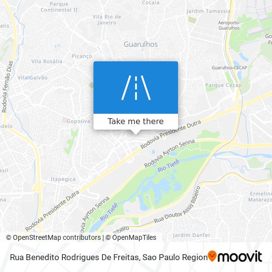 Rua Benedito Rodrigues De Freitas map