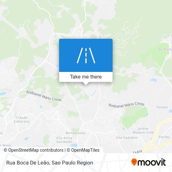 Rua Boca De Leão map