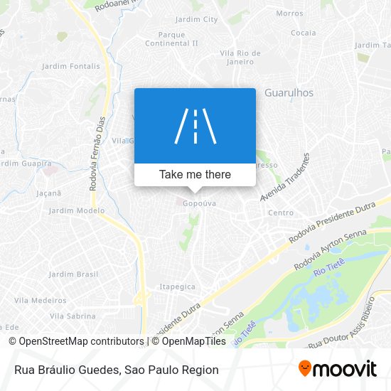 Rua Bráulio Guedes map