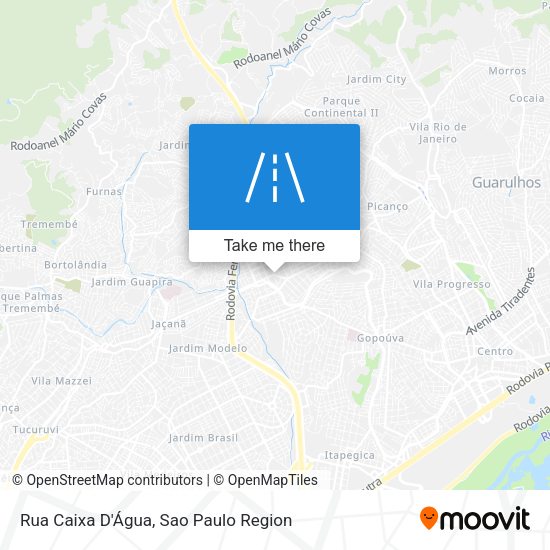 Rua Caixa D'Água map