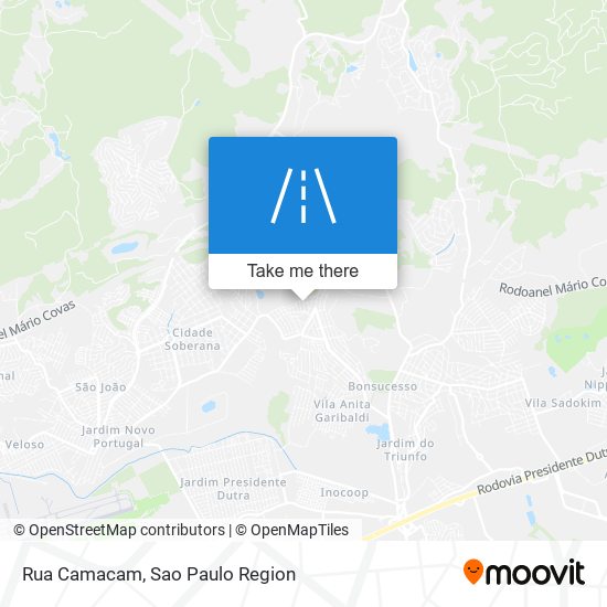 Rua Camacam map