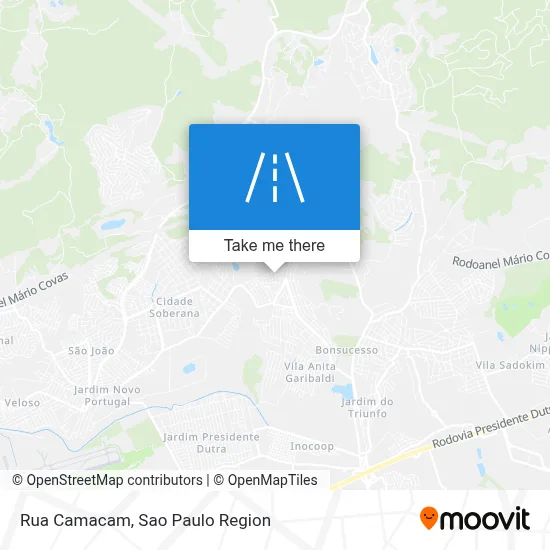 Rua Camacam map